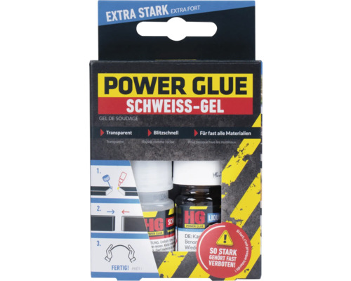 HG Power Glue Schweiss Gel, extra stark für verschiedene Materialien