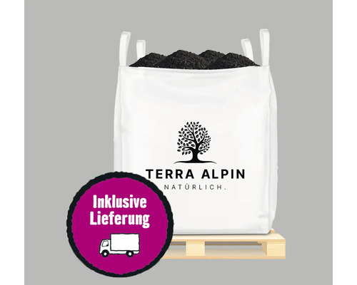 Qualitätskompost Terra Alpin BigBag 0,7 m³ inkl. Lieferung Big Bag mit Erde von Terra Alpin inklusive Lieferung auf einer Palette