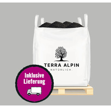 Big Bag Erde auf Palette mit Terra Alpin Logo und inklusive Lieferung