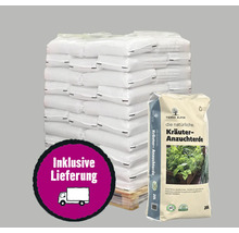 Palette Terra Alpin Kräuter Anzuchterde mit Lieferservice