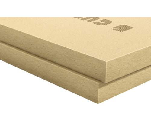 Zwei Holzfaser-Dämmplatten im Detailansicht