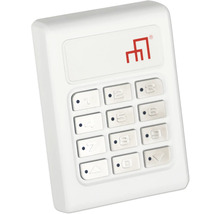 Weiße Tastatur zur Eingabe von Codes