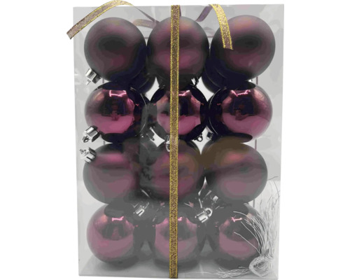 Verpackung mit Weihnachtskugeln