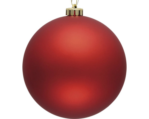 Rote Weihnachtskugel
