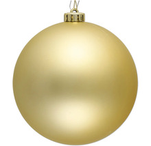 Goldene Weihnachtskugel