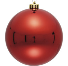 Rote Weihnachtskugel mit Aufhänger