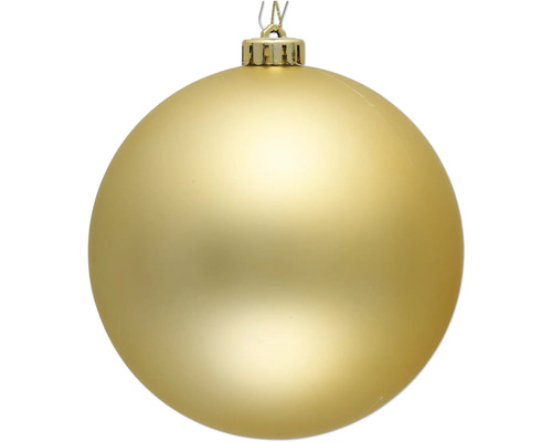Goldene Weihnachtskugel für die Dekoration