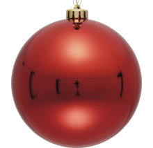 Rote Weihnachtskugel mit Aufhänger