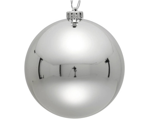 Weihnachtsdekoration Lafiora KS Kugeln D 25 cm silber glanz Silberne Christbaumkugel zum Aufhängen