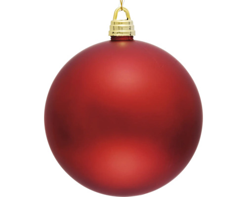 Rote Weihnachtskugel zum Aufhängen