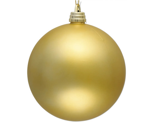 Goldene Weihnachtskugel zum Aufhängen