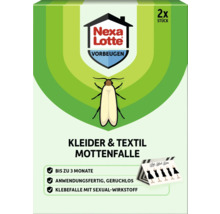 Nexa Lotte Kleider und Textil Mottenfalle, 2 Stück, zur Vorbeugung