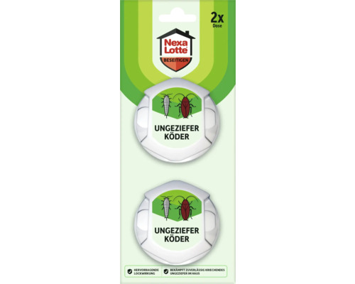 Nexa Lotte Schädlingsköderpackung mit zweifacher Dosis zur Schädlingsbekämpfung im Haus