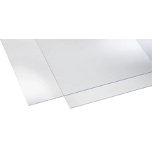Transparente Kunststoffplatten für verschiedene Anwendungen.