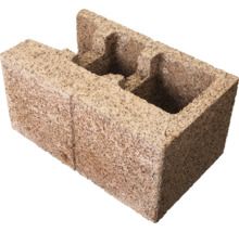 Holzbetonstein mit Aussparungen