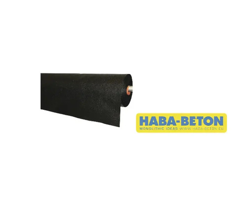 Rollenvlies und Haba-Beton Logo
