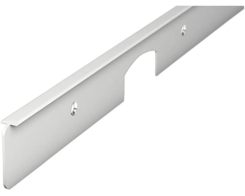 PICCANTE Längenverbindungsprofil Aluminium für Arbeitsplatten mit 28 mm Stärke und Postformingkante Radius 4 mm Länge: 635 mm Griffleiste für Möbel