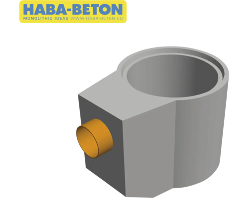 Straßenablauf Zwischenteil DN 450/550 mm 3z Betonschacht mit Rohranschluss