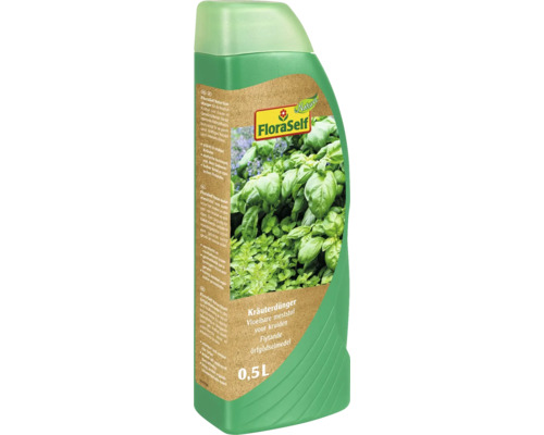 FloraSelf Flüssigdünger für Kräuter, 0,5 Liter