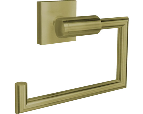 Toilettenpapierhalter Reika Saga ohne Deckel gold gebürstet