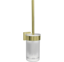 Wand-WC-Bürstengarnitur mit Glasbehälter