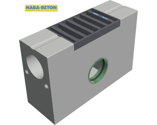 HABA-Beton Bauelement mit Schachtabdeckung