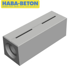 HABA-BETON Entwässerungsrinne aus Beton mit Schlitzaufsatz