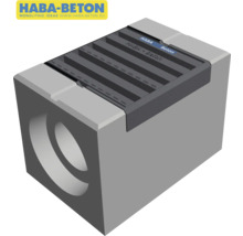 Betonschacht mit Gitterrost