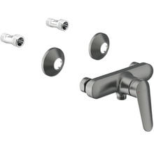 Aufputz-Brausebatterie mit S-Anschlüssen und Rosetten