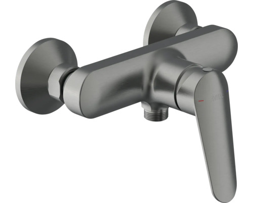 Einhebel Duscharmatur Avital Claro eco gun metal