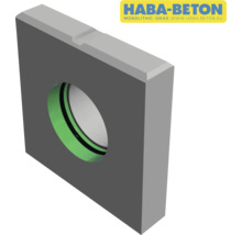 Betonbauteil mit kreisförmiger Aussparung