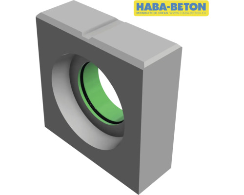 Betonformstück mit runder Öffnung