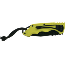 Gelbes Universalmesser mit schwarzem Band