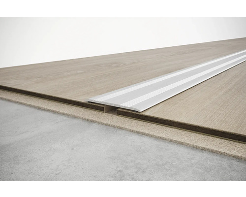 Aluminium Übergangsprofil auf Laminatboden