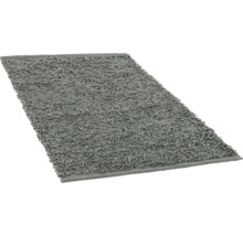 Grauer Badteppich