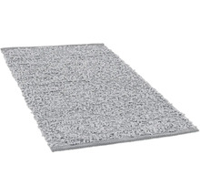 Grauer Badteppich mit Textur