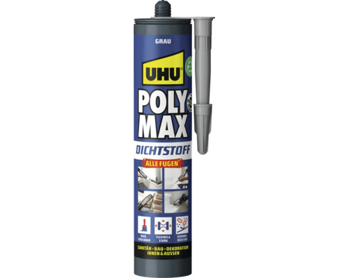 Uhu Poly Max Dichtstoff grau