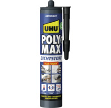 Uhu Poly Max Dichtstoff Anthrazit Kartusche mit Aufsatz