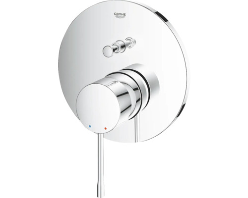 Grohe Logo auf einer Armatur für Dusche oder Badewanne