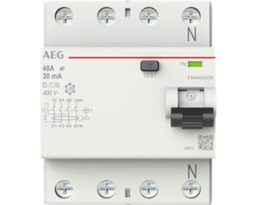 AEG Fehlerstromschutzschalter 40A