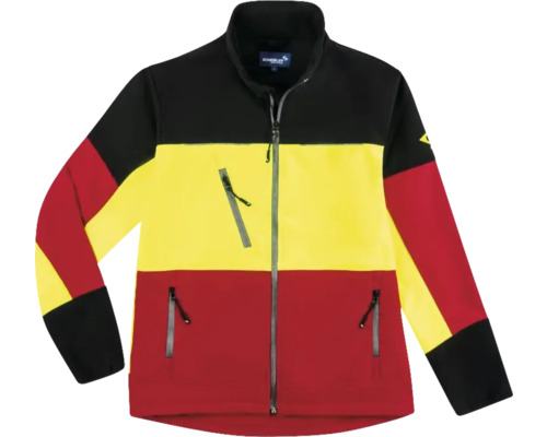 Forstjacke Softshelljacke Woodcreek Größe M rot Fleecejacke mit durchgehendem Reißverschluss