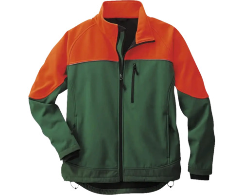 Softshelljacke Forst Größe M grün Softshelljacke mit durchgehendem Reißverschluss