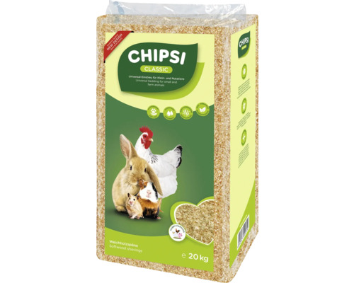 CHIPSI CLASSIC Universal-Einstreu für Kleintiere und Nutztiere, 20 kg