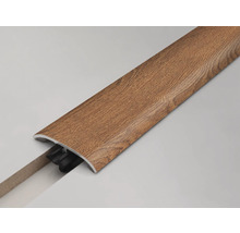 Bodenprofil mit Holzoptik zur Abdeckung von Bodenübergängen