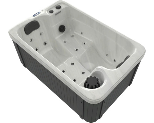 Whirlpool mit Düsen und Steuerungselementen