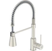 Küchenarmatur mit Spiralfeder und Auslauf