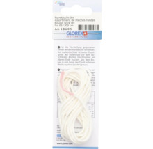 Runddocht Set, 0,5 mm Durchmesser, 300 cm Länge