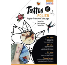 Glorex Tattoo Folien Papier für Transfertattoos im Format DIN A4