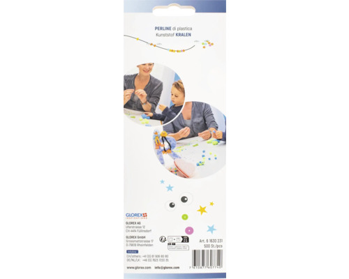 Kunststoffperlen zum Basteln und Gestalten