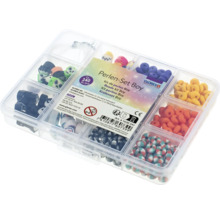 Perlen-Set Boy von Glorex in Sortierbox mit verschiedenen Perlen